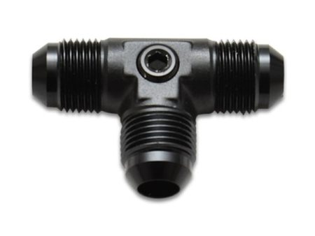 Vibrant -6AN to -6AN Male Tee Adapter Fitting with 1 8in NPT Port Online Hot Sale