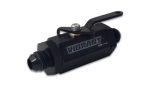 Vibrant -6AN to -6AN Male Shut Off Valve - Black on Sale