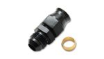 Vibrant -10AN Male to .625in Tube Adapter Fitting (w Brass Olive Insert) Sale