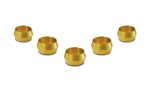 Vibrant 5 8in Brass Olive Hardline Tubing Inserts (2 Pack) Online