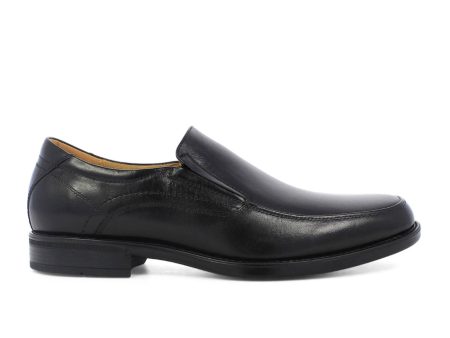 Florsheim Midtown Moc Slip On Loafer (Men) - Black Hot on Sale