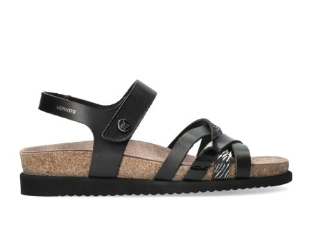 Mephisto Halinka Backstrap Sandal (Women) - Black Sandanyl Online Sale