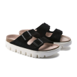 Birkenstock Arizona Chunky Slide Sandal (Women) - Black Suede Cheap