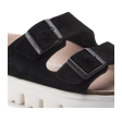 Birkenstock Arizona Chunky Slide Sandal (Women) - Black Suede Cheap