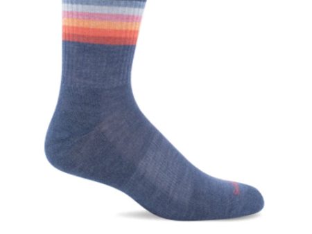 Sockwell Vintage Volley Crew Sock (Women) - Denim Sale