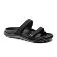 Birkenstock Sahara Slide Sandal (Women) - Black Birko-Flor Futura For Cheap