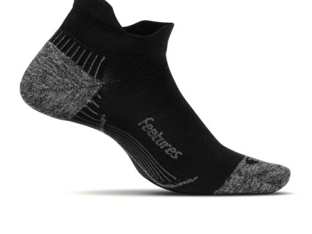 Feetures PF50159 Plantar Fasciitis Relief Light Cushion No Show Tab Sock (Unisex) - Black on Sale