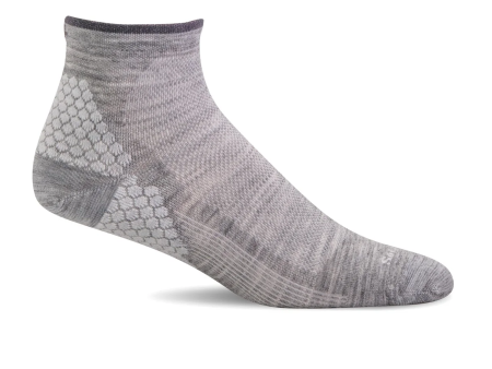 Sockwell Plantar Sport Quarter Compression Sock (Women) - Grey on Sale