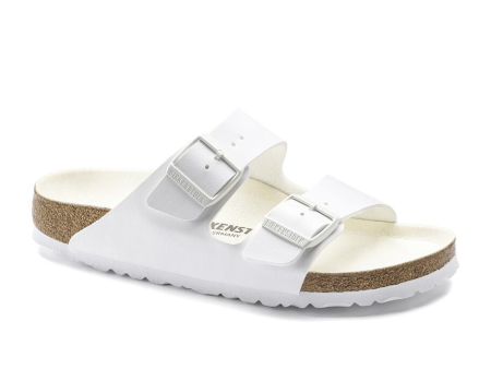 Birkenstock Arizona Slide Sandal (Women) - White White Birko-Flor Supply