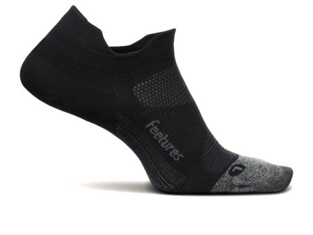 Feetures E55159 Elite Ultra Light No Show Tab Sock (Unisex) - Black For Cheap