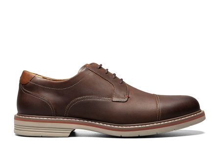 Florsheim Norwalk Cap Toe Oxford (Men) - Brown Crazy Horse Discount