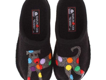 Haflinger Jack Slipper (Women) - Black Hot on Sale