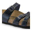 Birkenstock Franca Slide Sandal (Women) - Blue Oiled Leather Online now