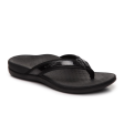 Vionic Tide Sandal (Women) - Black Patent Webbing For Sale