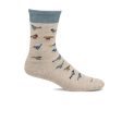 Sockwell Audubon Crew Sock (Women) - Barley Online now