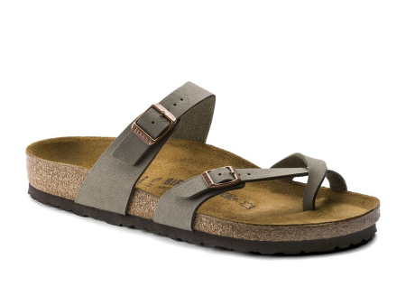 Birkenstock Mayari Sandal (Women) - Stone Birkibuc For Sale