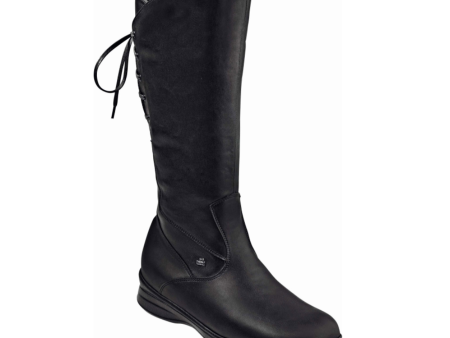 Finn Comfort Sestriere Tall Boot (Women) - Black Online Hot Sale