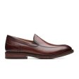 Clarks Un Hugh Step Slip On Loafer (Men) - Brown Leather For Sale