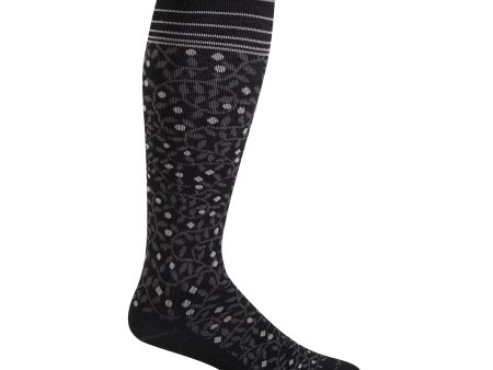 Sockwell New Leaf Over the Calf Compression Sock (Women) - Black Online now