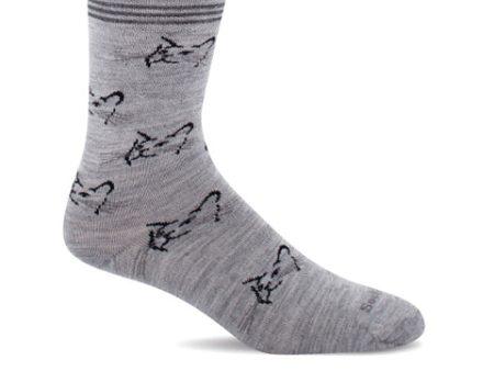 Sockwell Cuddle Kitty Crew Sock (Women) - Grey For Sale