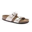 Birkenstock Sydney Slide Sandal (Women) - Graceful Pearl White Birko-Flor Supply