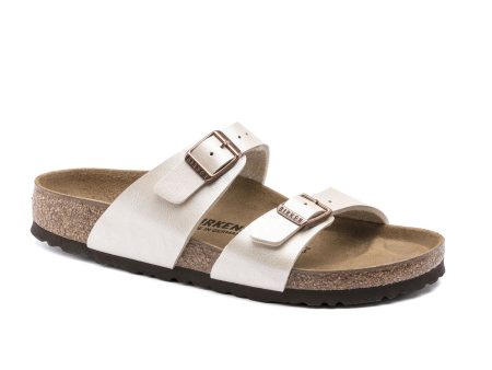 Birkenstock Sydney Slide Sandal (Women) - Graceful Pearl White Birko-Flor Supply