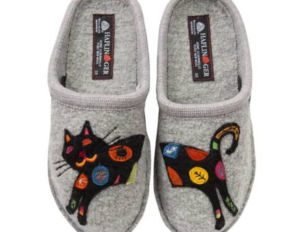 Haflinger Sassy Slipper (Women) - Silver Grey Hot on Sale