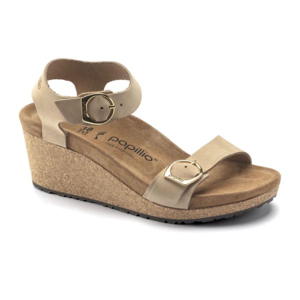 Birkenstock Soley Ring-Buckle Narrow Wedge Sandal (Women) - Sandcastle Leather For Discount