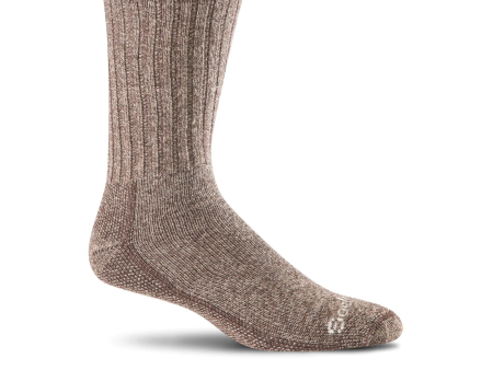 Sockwell Big Easy Relaxed Fit Crew Sock (Men) - Espresso Sale