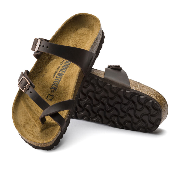 Birkenstock Mayari Slide Sandal (Women) - Habana Oiled Leather Discount