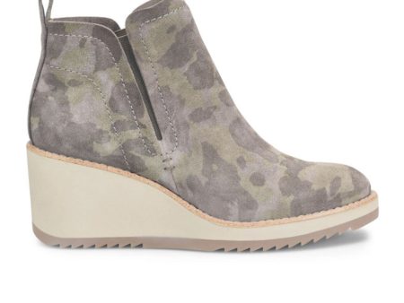 Sofft Emeree Wedge Boot (Women) - Olive Online Hot Sale