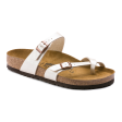 Birkenstock Mayari Sandal (Women) - Graceful Pearl White Birko-Flor Online now