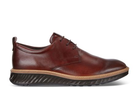 ECCO St 1 Hybrid Plain Toe Oxford (Men) - Cognac Supply