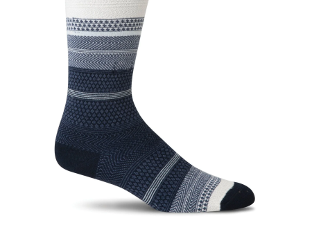 Sockwell Jasmin Crew Sock (Women) - Navy Cheap