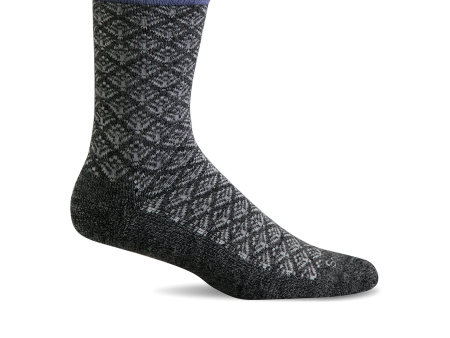 Sockwell Sweet Pea Crew Sock (Women) - Charcoal For Cheap