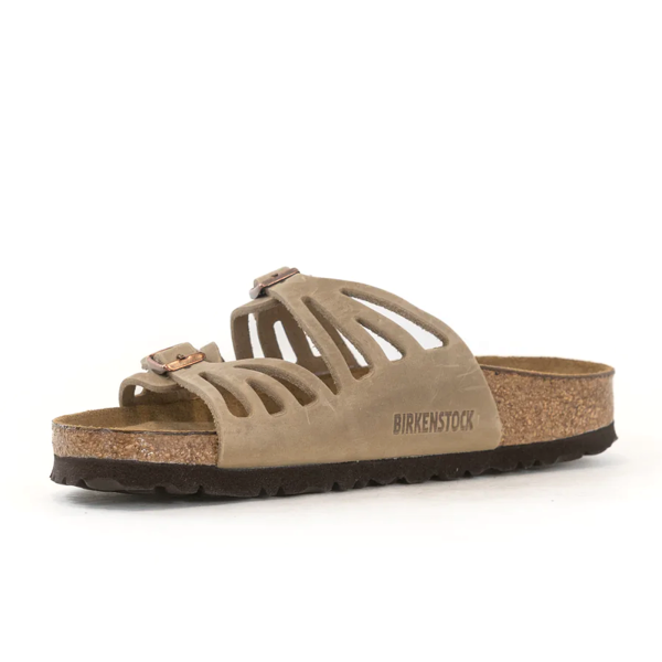 Birkenstock Granada Soft Footbed Slide Sandal (Women) - Tobacco Oiled Leather Online Hot Sale