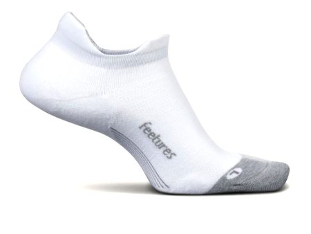 Feetures EC50158 Elite Max Cushion No Show Tab Sock (Unisex) - White For Cheap