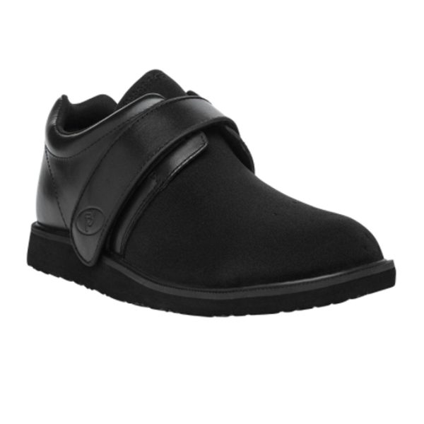 Propet Pedwalker 2 Strap Loafer (Women) - Black Stretch Supply