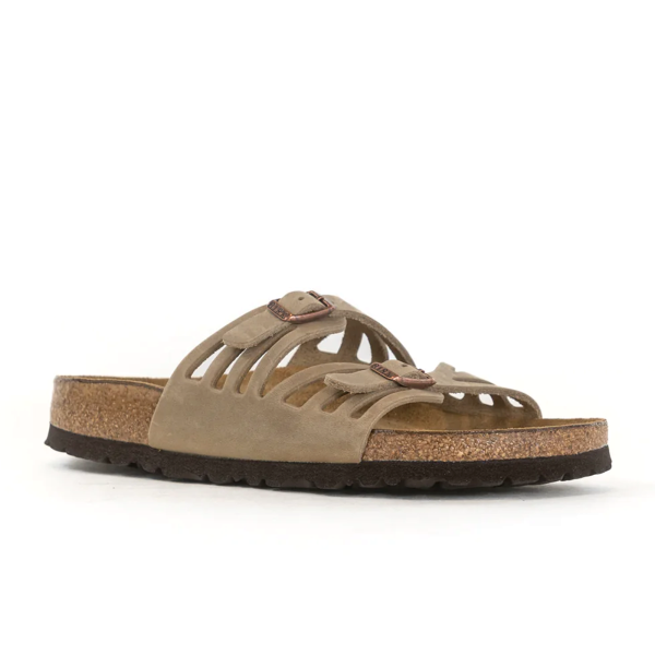 Birkenstock Granada Soft Footbed Slide Sandal (Women) - Tobacco Oiled Leather Online Hot Sale