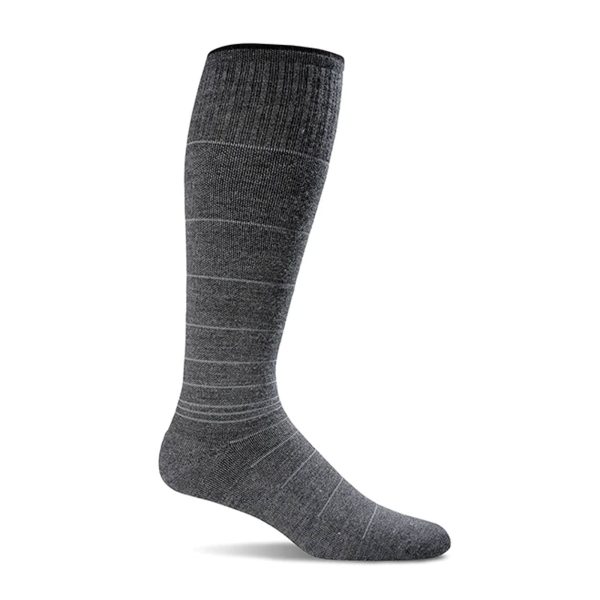 Sockwell Circulator Over the Calf Compression Sock (Men) - Charcoal Online Sale