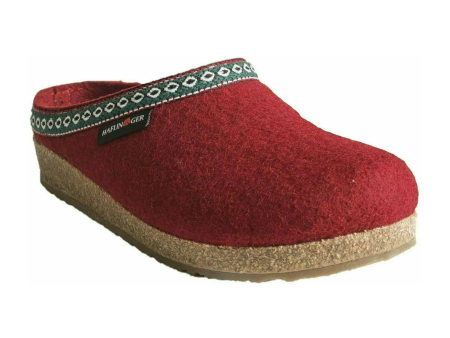 Haflinger GZ Clog (Unisex) - Chili on Sale