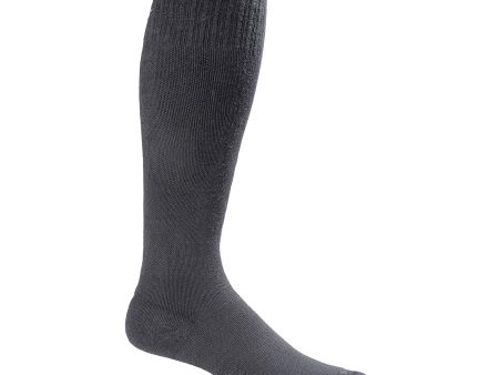 Sockwell Twister Over the Calf Compression Sock (Women) - Black Solid on Sale