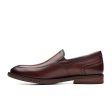 Clarks Un Hugh Step Slip On Loafer (Men) - Brown Leather For Sale