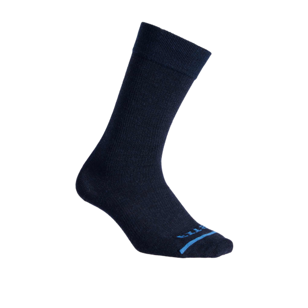 FITS F5001 Ultra Light Dress Crew Sock (Unisex) - Solid Navy Online Hot Sale