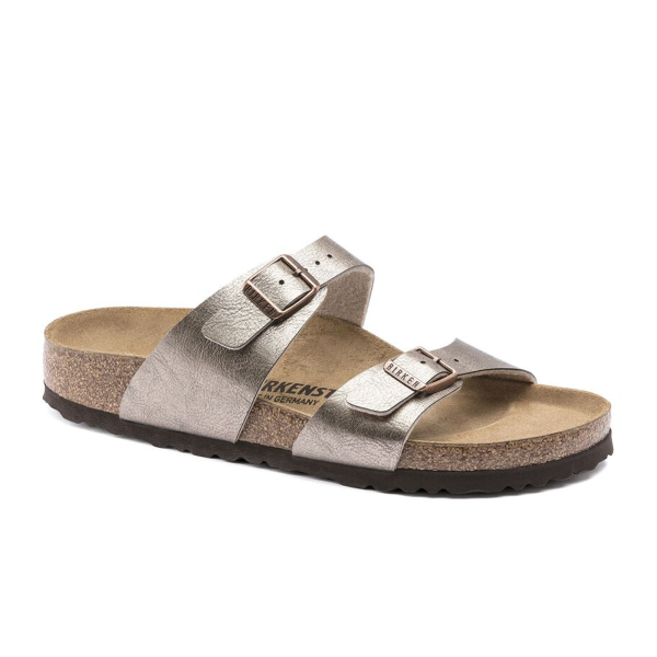 Birkenstock Sydney Slide Sandal (Women) - Graceful Taupe Birko-Flor Discount