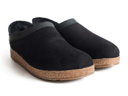 Haflinger Siberia Clog (Unisex) - Black For Cheap