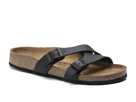 Birkenstock Yao Slide Sandal (Women) - Black Birko-Flor Online Hot Sale