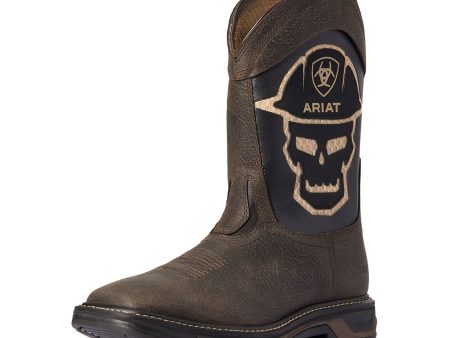 Ariat Workhog XT 6  VentTEK Bold Soft Toe Work Boot (Men) - Iron Coffee Roughneck Fashion