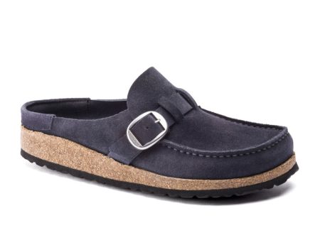 Birkenstock Buckley Narrow Clog (Women) - Navy Suede Discount