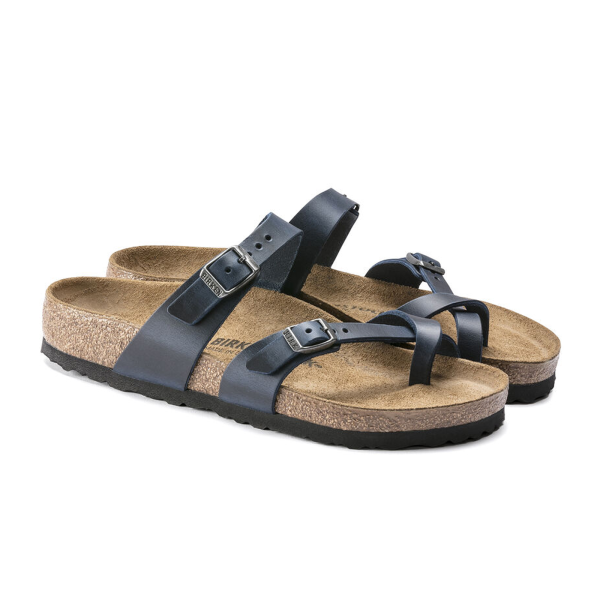 Birkenstock Mayari Sandal (Women) - Blue Oiled Leather Sale